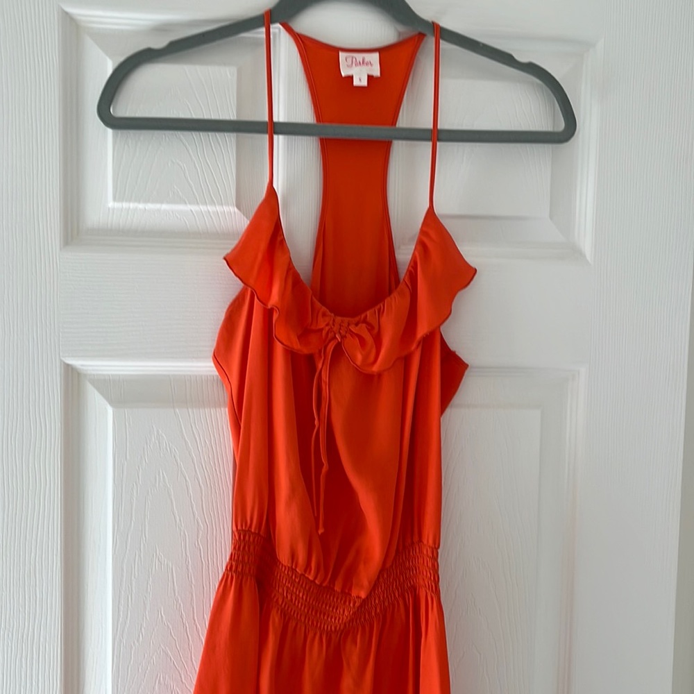 Lightly worn orange dress